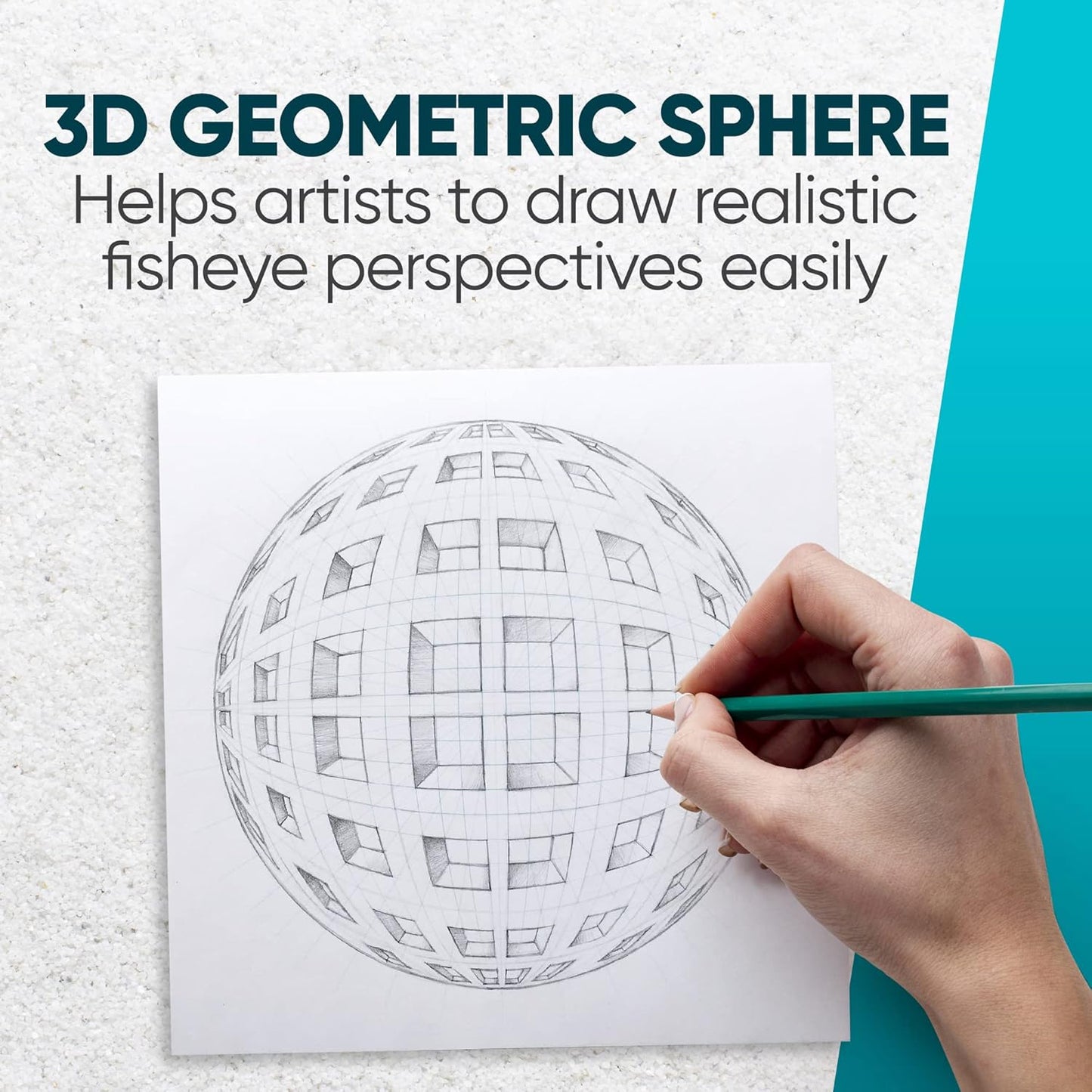 Koala Tools | Drawing Perspective (1 and 2-Point) Large Sketch Pad (5 Point)