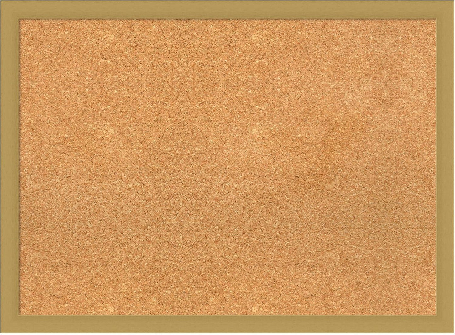 Amanti Art Natural Cork Board for Wall, 22x30 Vision Board with Gold Frame, Medium Corkboard Office Decor for Home Organization, Casual Corkboard Pinboard to display items for home organization