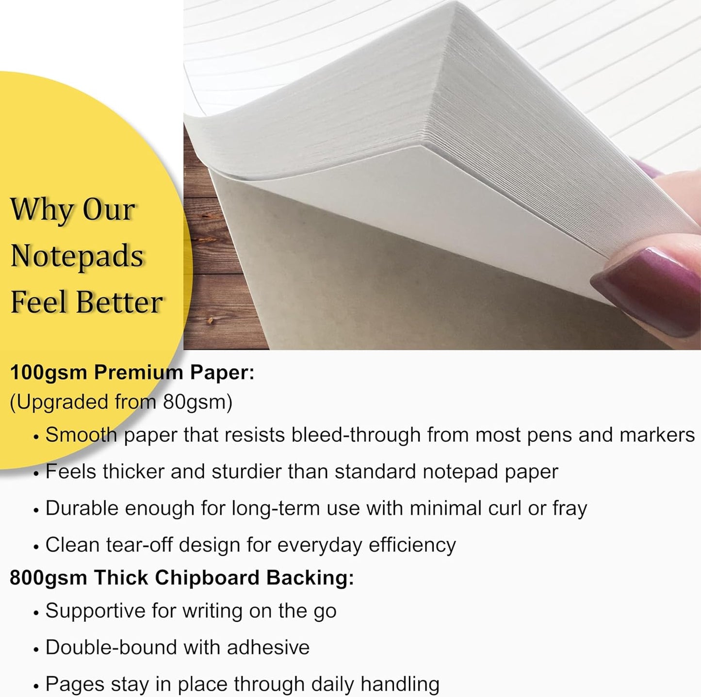 Hourly Planner Notepad. 60 Page Planning Pad w/Appointment Time Block, Task Log List & Note Sections. For Office Work Schedule & Time Management. 8.5 X 11, A4 Sheets.