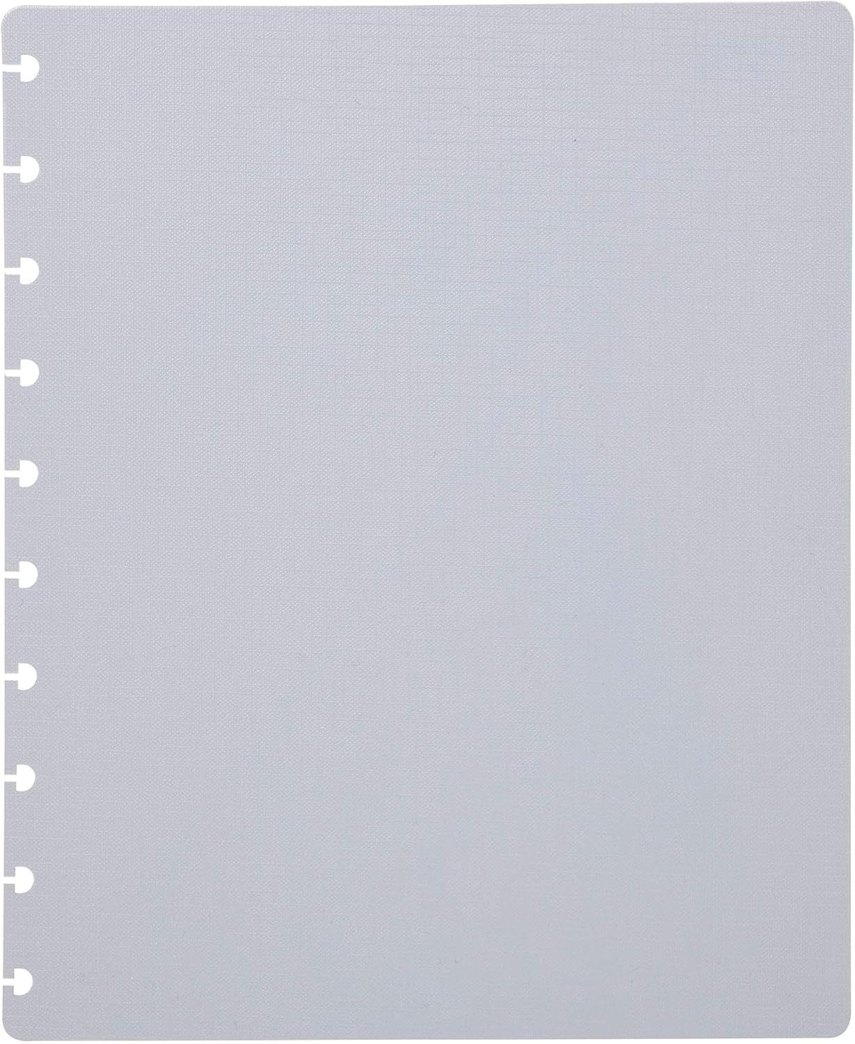 Talia Discbound Notebooks, Planner, Customizable, (Cool Grey, Midsize (7.5in x 9.75in))