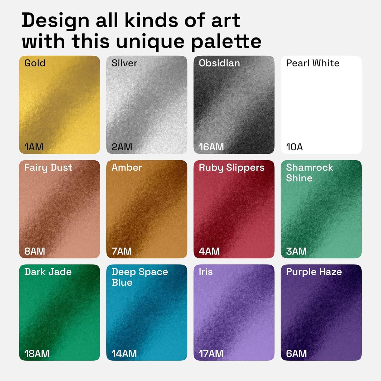 ARTISTRO 12 Metallic Paint Pens for Glass, Rock Painting, Ceramic, Wood, Fabric, Pebbles, Scrapbook Journals, Photo Albums, Card Stocks - Acrylic Paint Markers Medium Tip 3.0mm