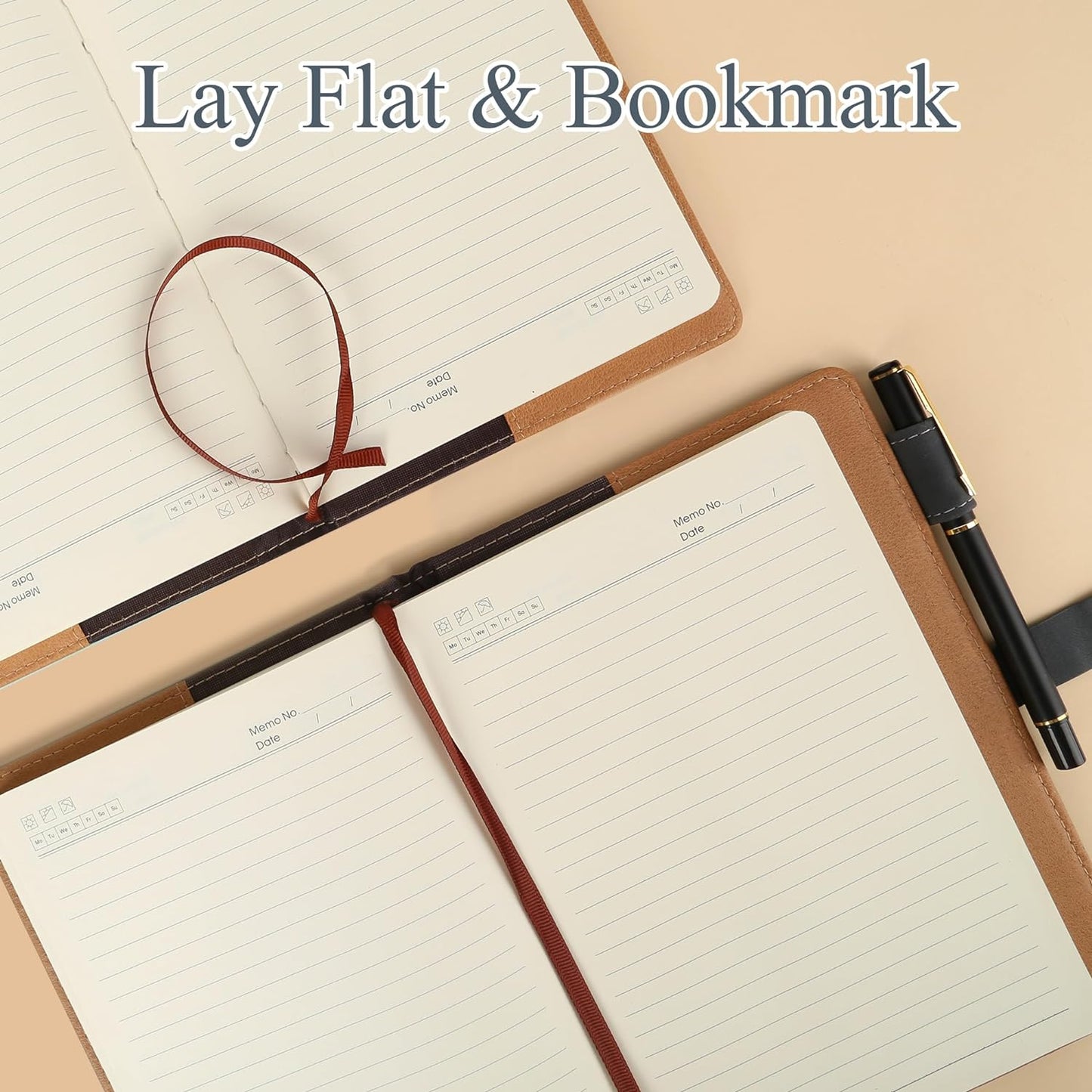 Fanery Sue Refillable Adventure Travel Journal For Women & Men Faux Leather Hardcover A5 Travel Notebook College Ruled 200 Lined Pages Lay-Flat Diary With Pen & Magnetic Buckle（Adventure - Green