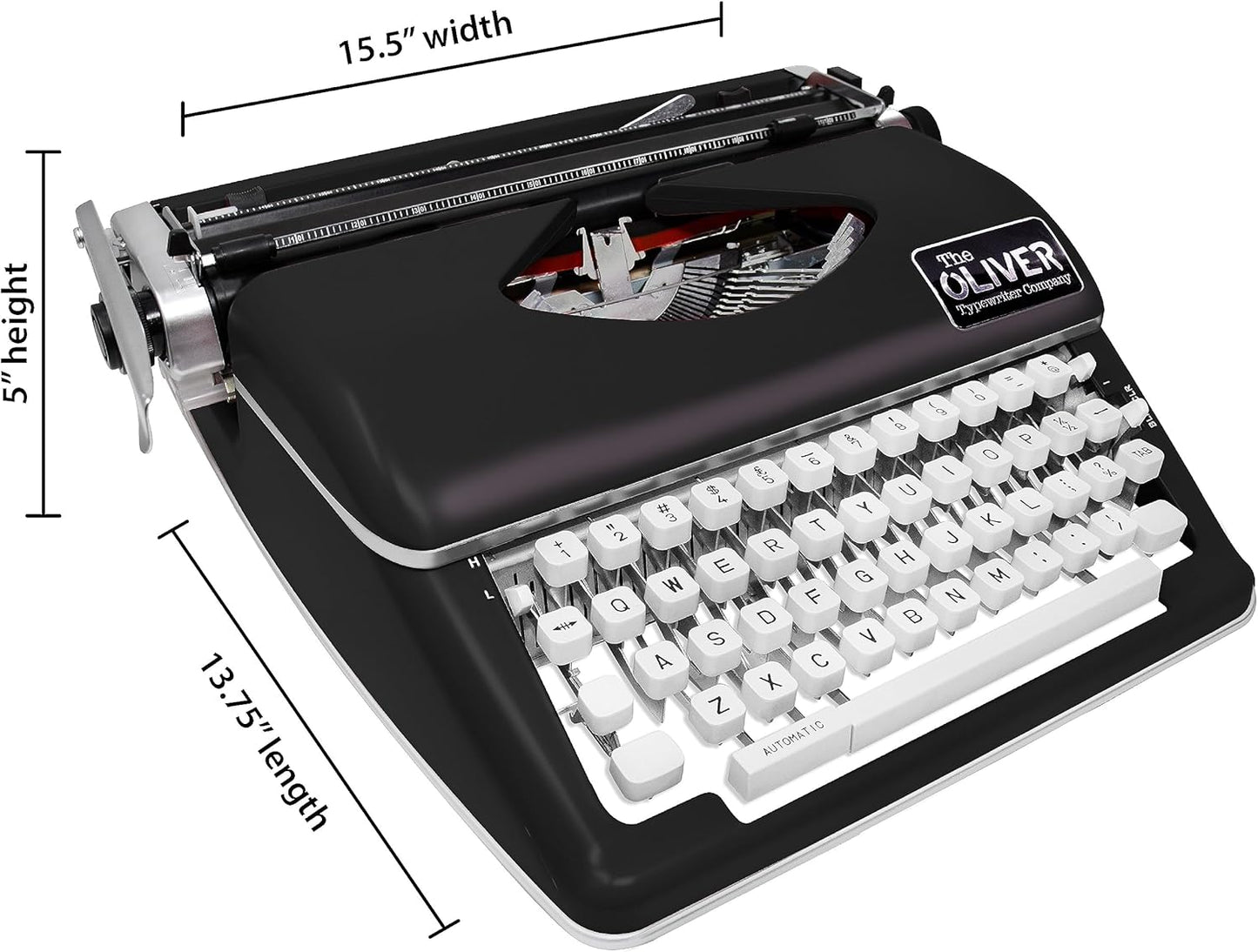 Timeless Manual Typewriter, Black