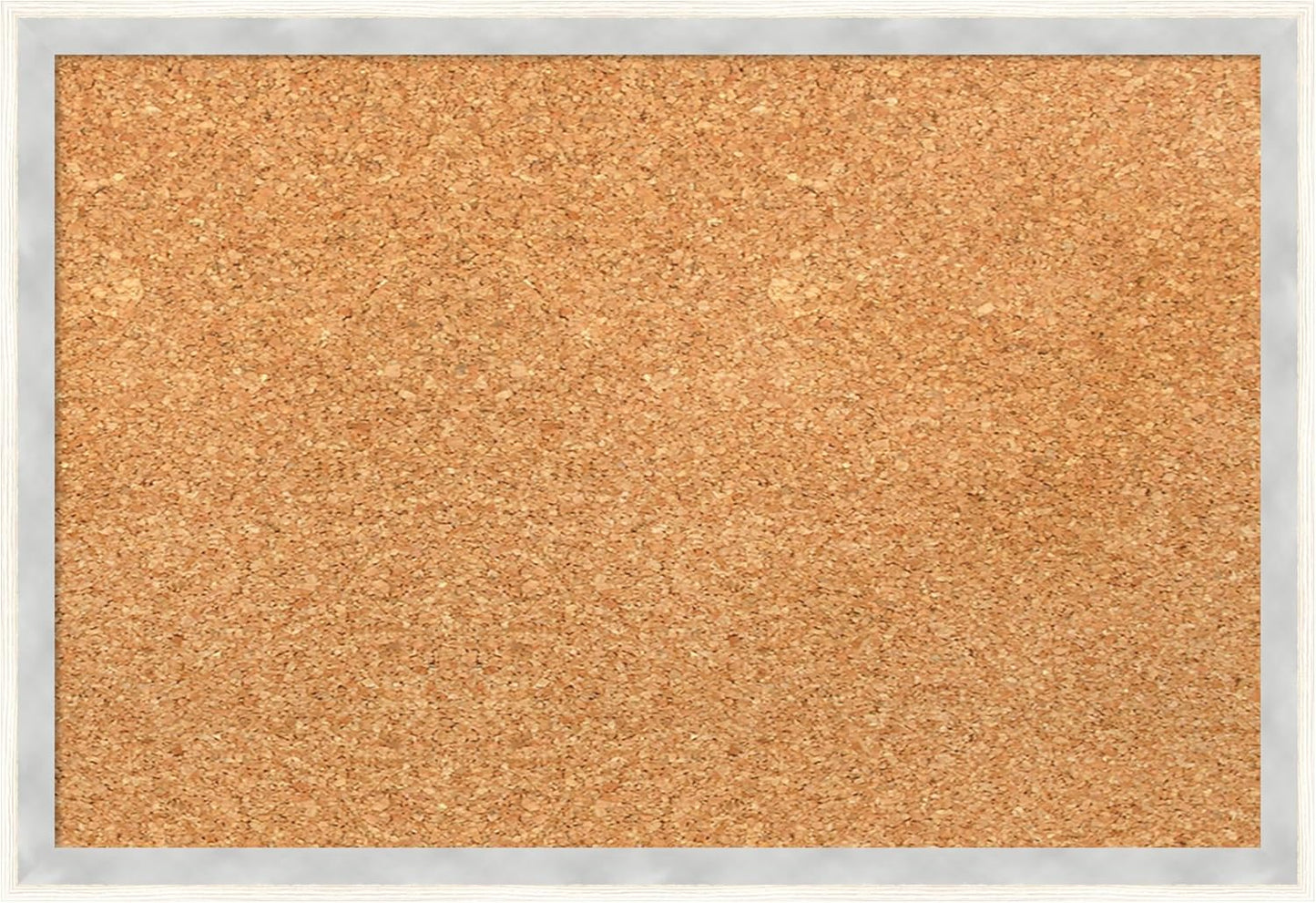 Amanti Art Natural Cork Board for Wall, 13x19 Vision Board with White Frame, Small Corkboard Office Decor for Home Organization, Modern Corkboard Pinboard to Display Items for Home Organization in
