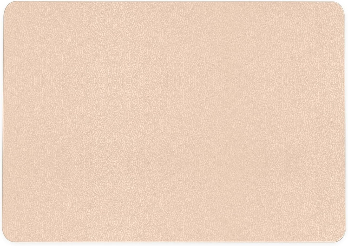 Nekmit Leather Desk Blotter Pad 17 x 12 Inches, Flat, Non-Slip, Waterproof, Apricot