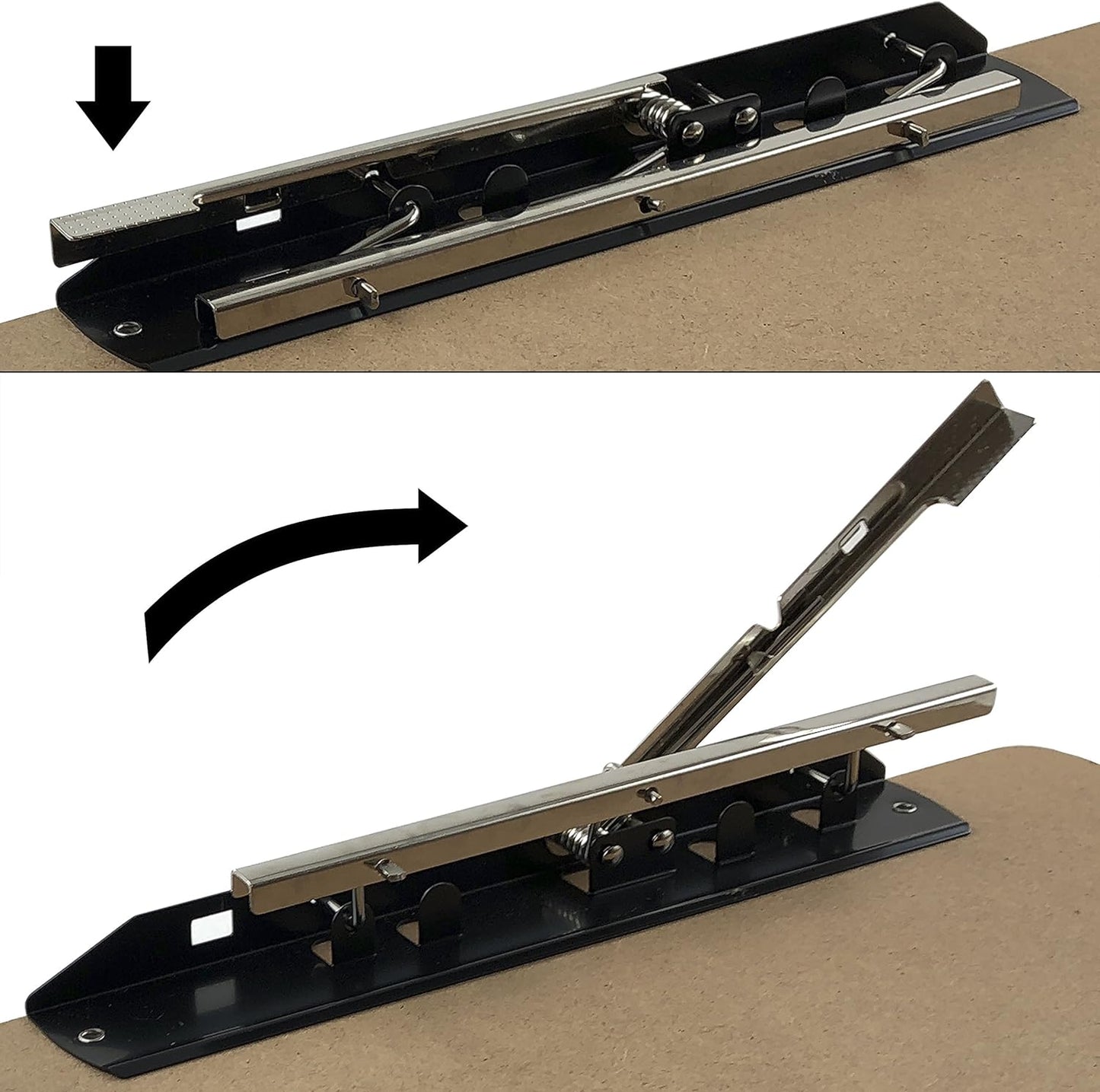 Trade Quest Ledger Size Clipboard Lever Hinge Clip 19.5'' x 11.6'' (Pack of 3)