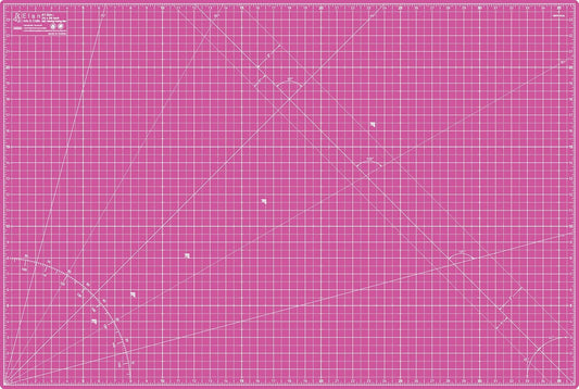 Elan Cutting Mat A1 Pink & Purple, Large Self Healing Cutting Mat 24 x 36 Inch, 5-Ply Craft Board Pink, Hobby Board for Crafts 24x36 Inch