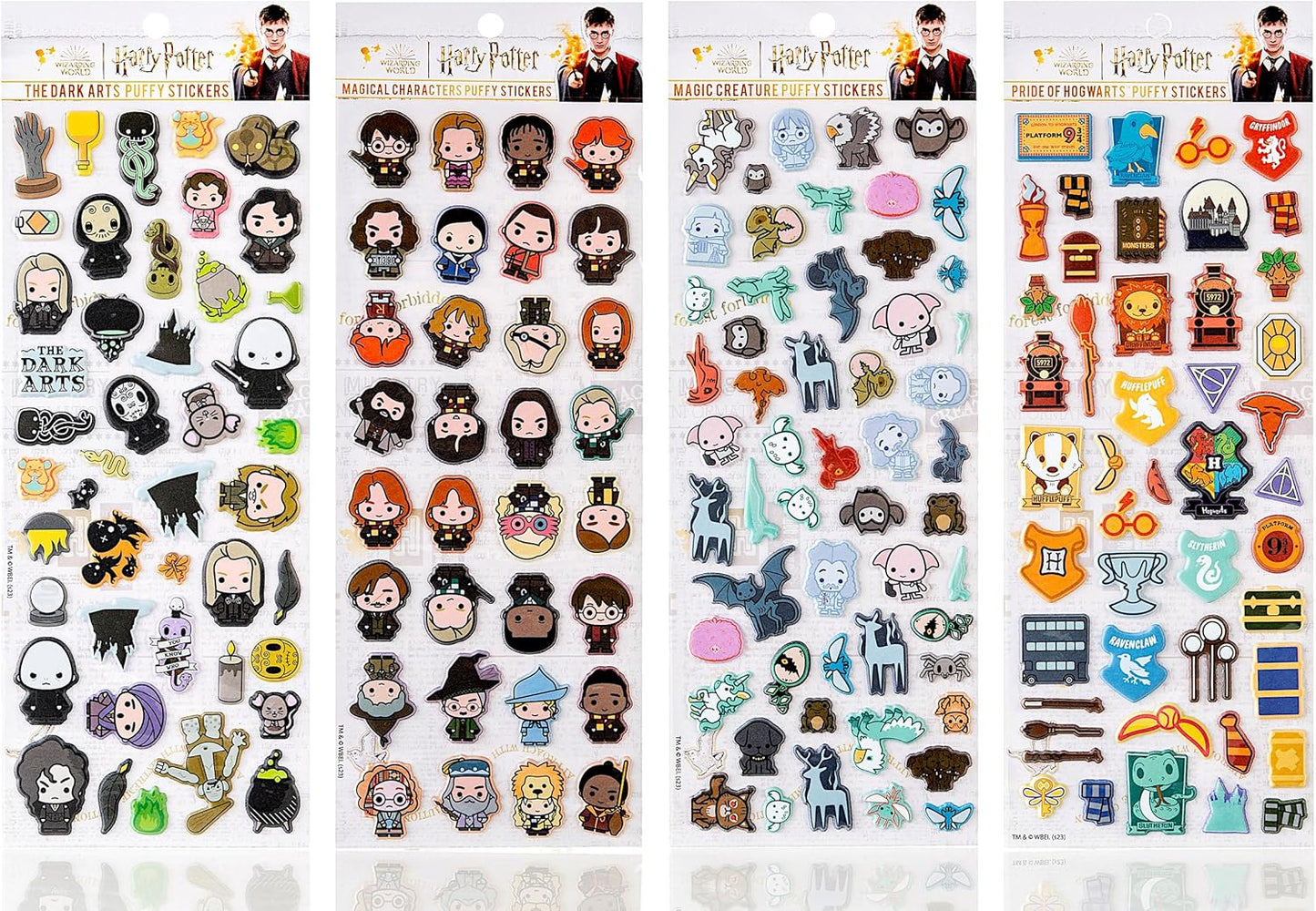 Conquest Journals Harry Potter Puffy Sticker Collection (Chibi)
