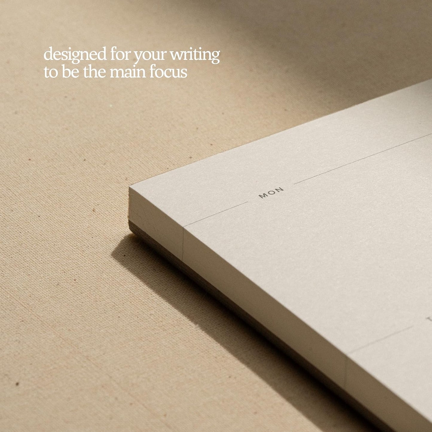 Daily and Weekly To-Do List Notepad – Desk Pad for Work and Study, Minimal, 11.7x8.3 Inches