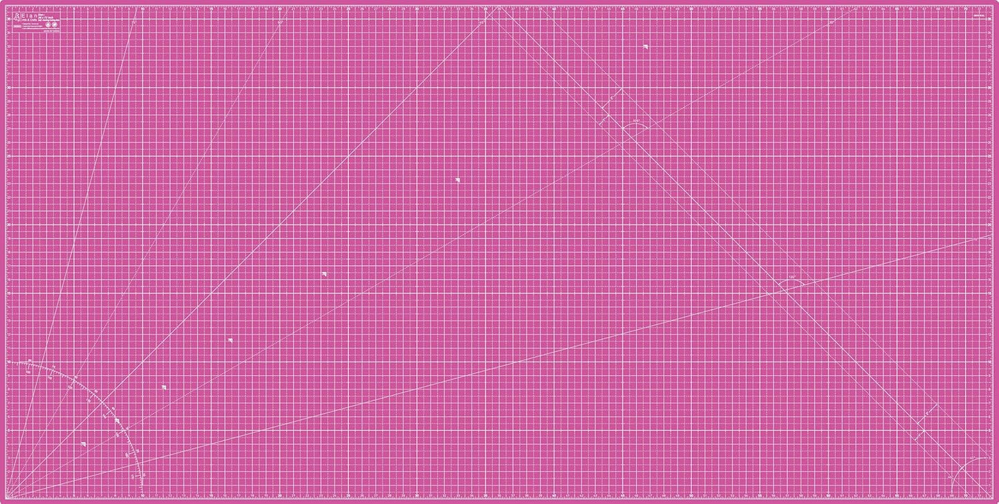 Elan Cutting Mat 36x72 Pink & Purple, Extra Large Self Healing Cutting Mat 36 x 72 Inch, 5-Ply Craft Board Pink, Hobby Board for Sewing and Quilting