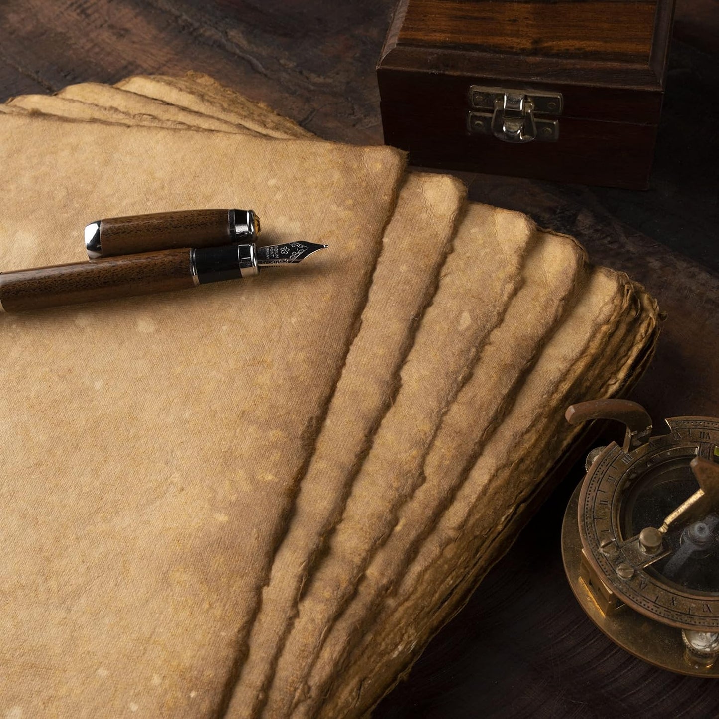 Watercolor Paper | Letter Sized Vintage Paper 8.5 x 11 Inches | 200 GSM Handmade Paper | 50 Sheets of Recycled Cotton Papers, Perfect for Any Medium, Blank Water Color Papers, Antique Paper