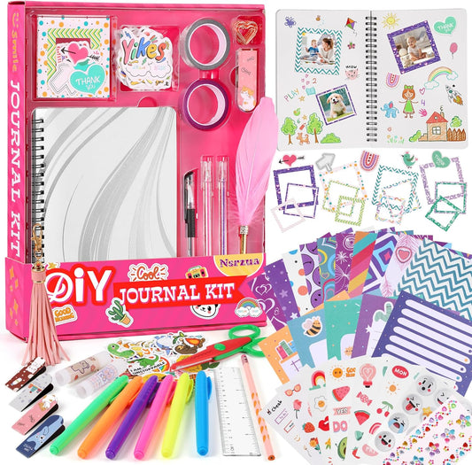 DIY Journal Kit for Girls,Toys for Ages 8-14 and Birthday Gifts for Girls