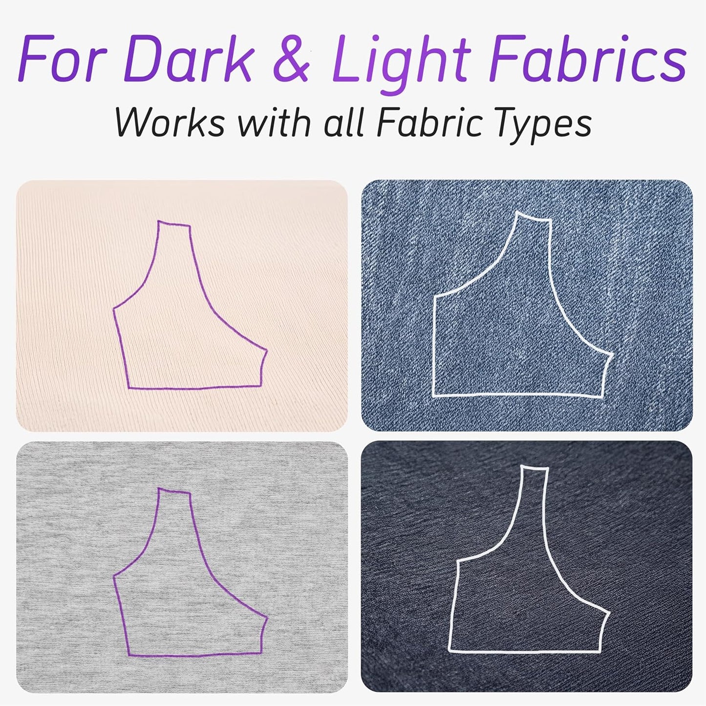 Lange & König Heat Erasable Fabric Marking Pens for Sewing - Sewing supplies quilting supplies sewing accessories sewing gifts quilting gifts embroidery supplies