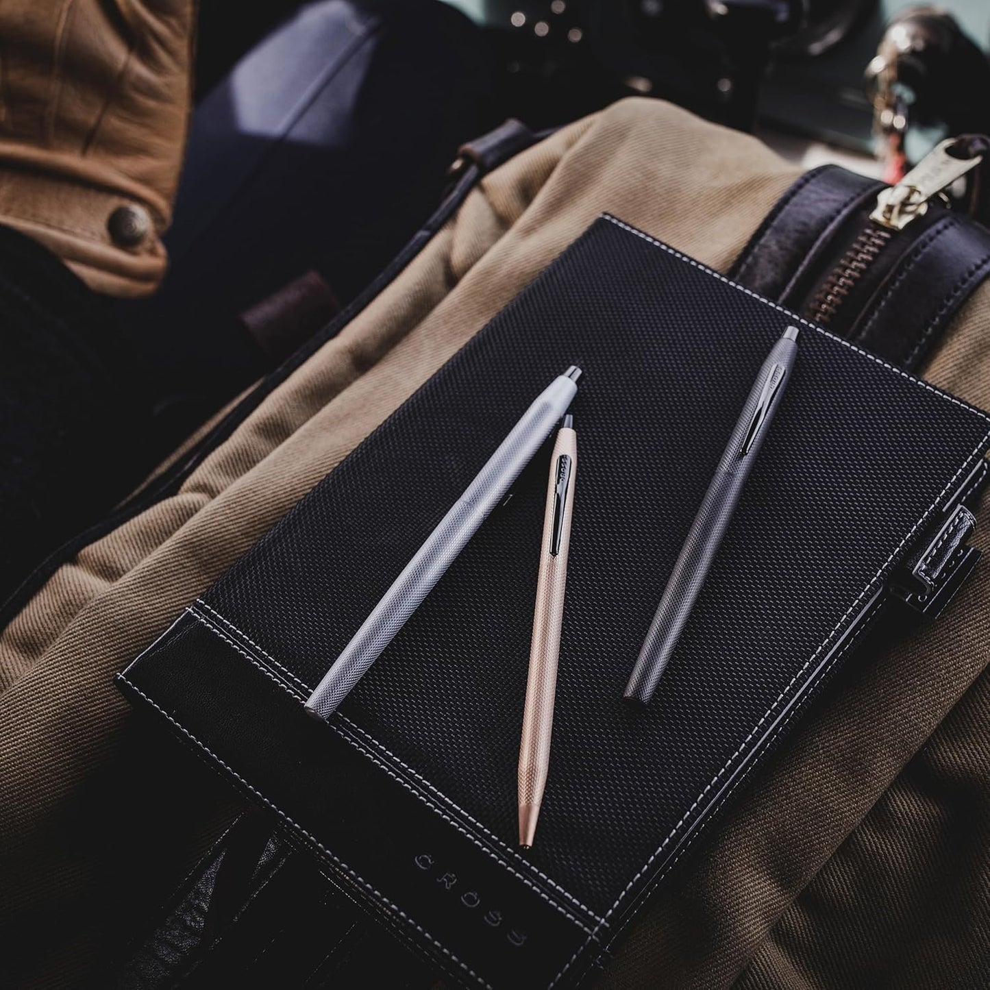 Cross Classic Century Refillable Ballpoint Pen Presented in a Luxury Gift Box - Medium Point, Black Ink, Brushed Rose Gold