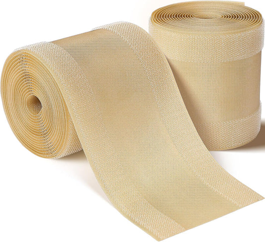 WILLBOND Carpet Cord Cover Cable Grip Floor Cover Cable Protector Management Only for Commercial Office Carpet(Khaki,19.69 ft)