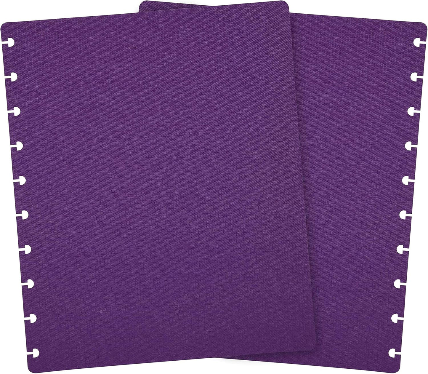 Talia Discbound Notebooks, Planner, Customizable, (Strong Purple, Midsize (7.5in x 9.75in))