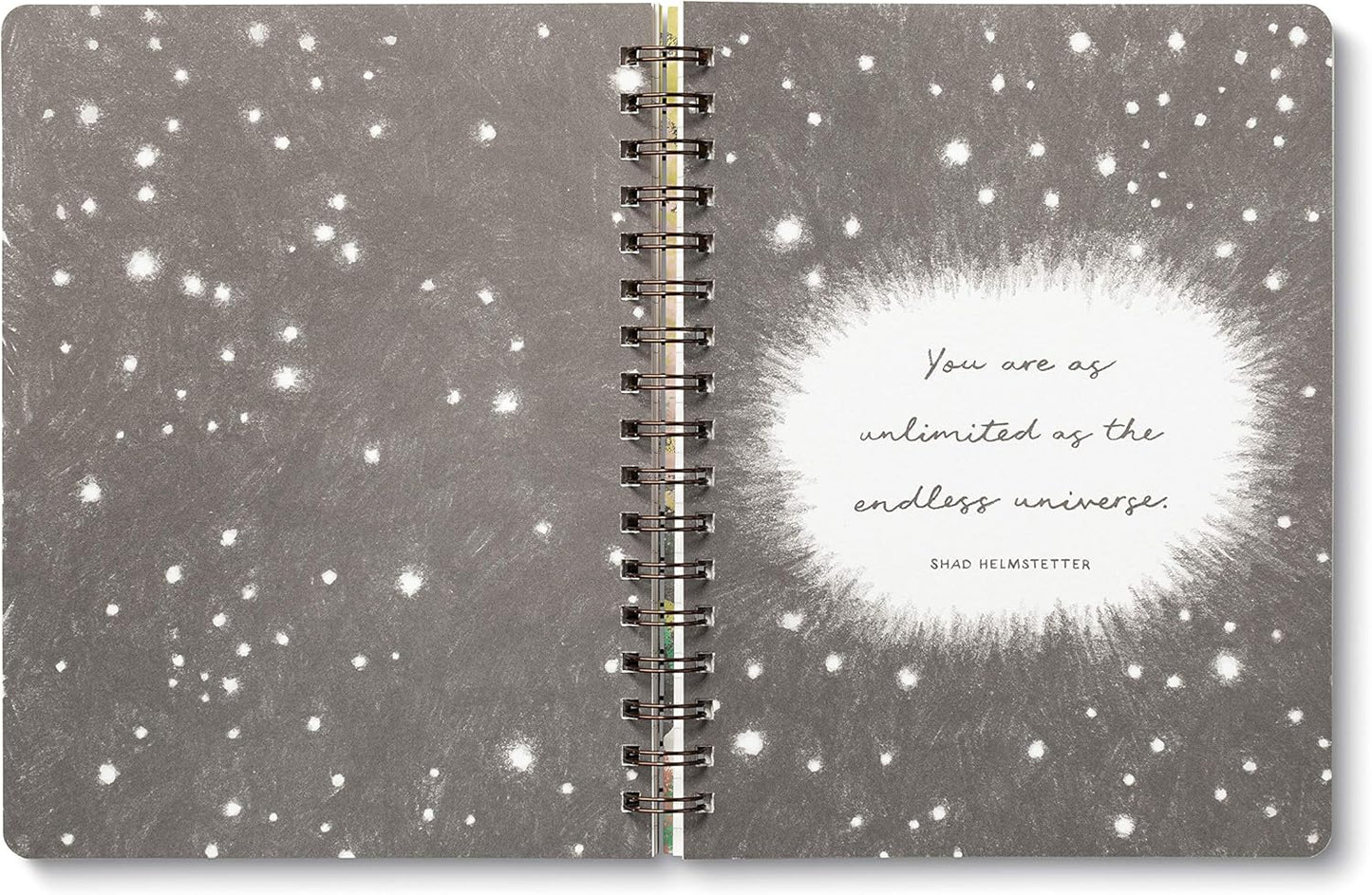 Compendium Spiral Notebook - There is a voice that doesn't use words. Listen. — A Designer Spiral Notebook with 192 Lined Pages, College Ruled, 7.5”W x 9.25”H