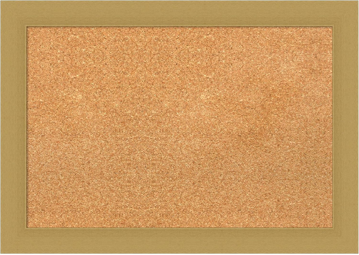Amanti Art Natural Cork Board for Wall, 20x28 Vision Board with Gold Frame, Medium Corkboard Office Decor for Home Organization, Casual Corkboard Pinboard to display items for home organization