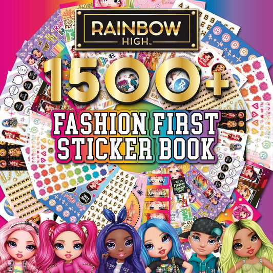 Rainbow High 1500+ Fashion First Stickers by Horizon Group USA
