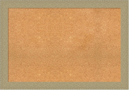 Amanti Art Natural Cork Board for Wall, 28x40 Vision Board with Gold Frame, Large Corkboard Office Decor for Home Organization, Casual Corkboard Pinboard to display items for home organization