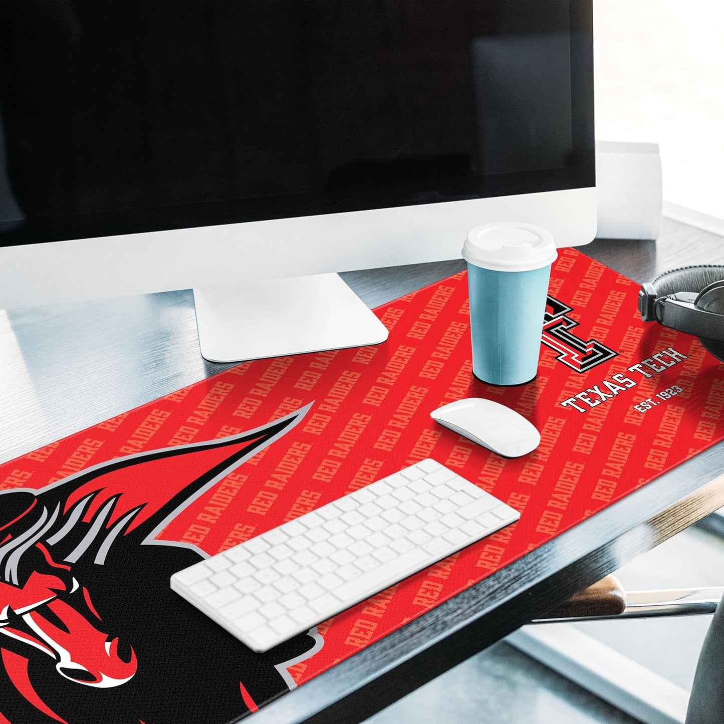 YouTheFan NCAA Texas Tech Red Raiders Logo Series Desk Pad
