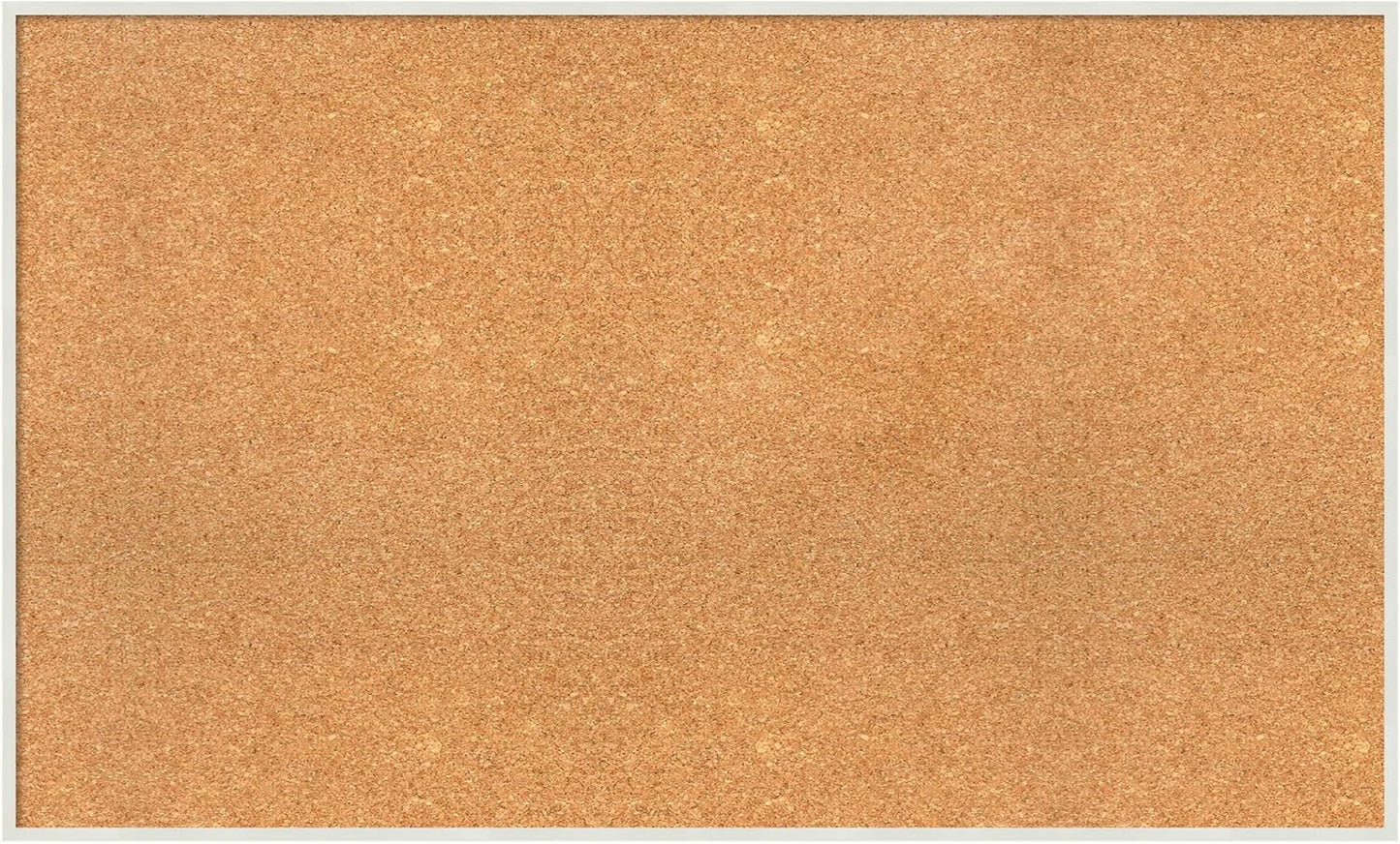 Amanti Art Natural Cork Board for Wall, 25x41 Vision Board with White Frame, Large Corkboard Office Decor for Home Organization, Modern Corkboard Pinboard to Display Items for Home Organization in
