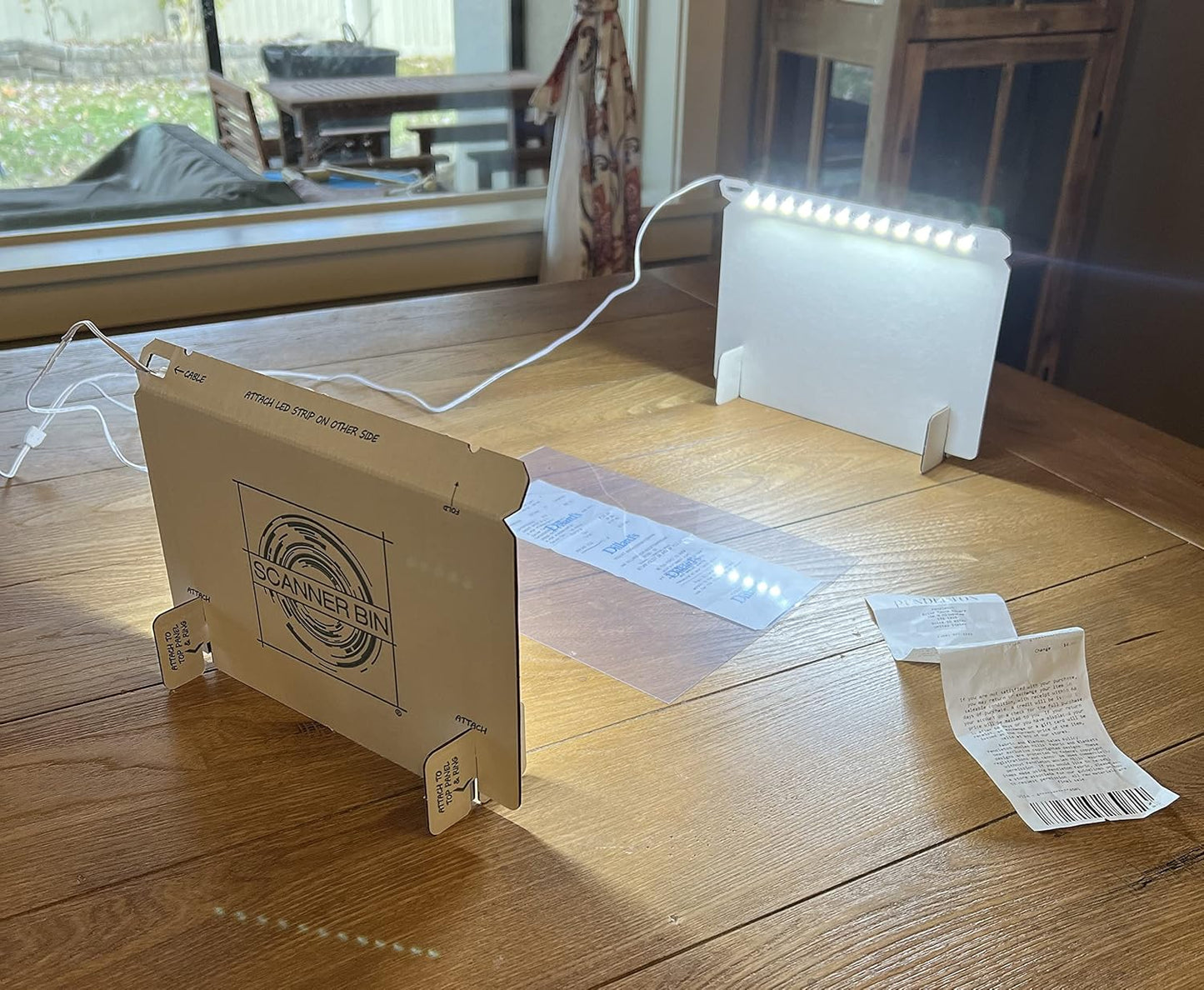 Dual Light Stands for scanning documents, Photos, Products, Albums, textbooks, and Receipts with Balanced Illumination