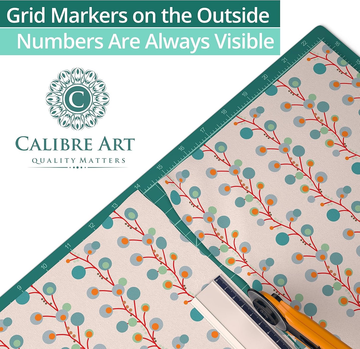 Self Healing Rotary Cutting Mat, Full 9x12, Best for Quilting Sewing | Warp-Proof & Odorless (Not From China)