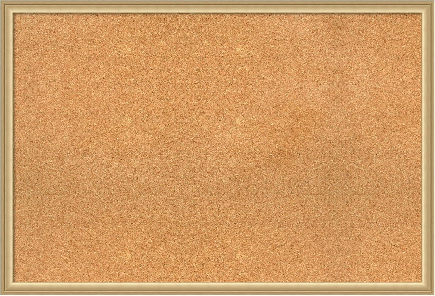 Amanti Art Natural Cork Board for Wall, 26x38 Vision Board with Gold Frame, Large Corkboard Office Decor for Home Organization, Casual Corkboard Pinboard to display items for home organization
