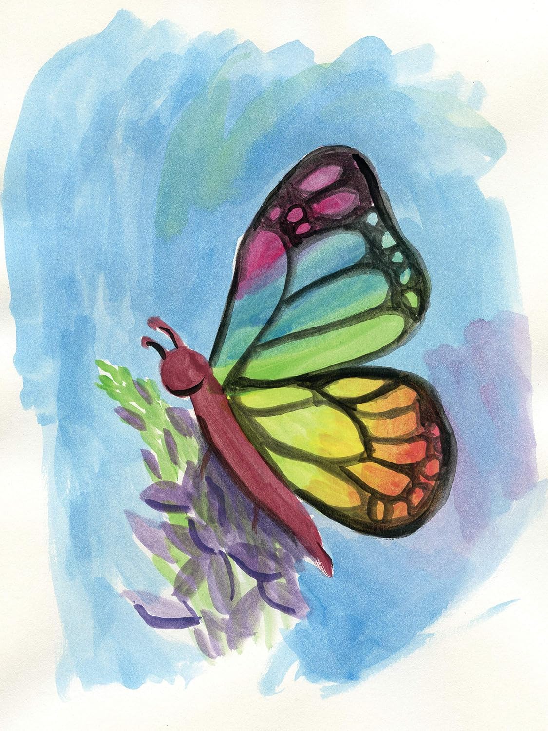 UCreate Art Paper Set of 4, White, 9" x 12", 4 Pads, Drawing, Sketch, Paint, Marker (Pack of 2)