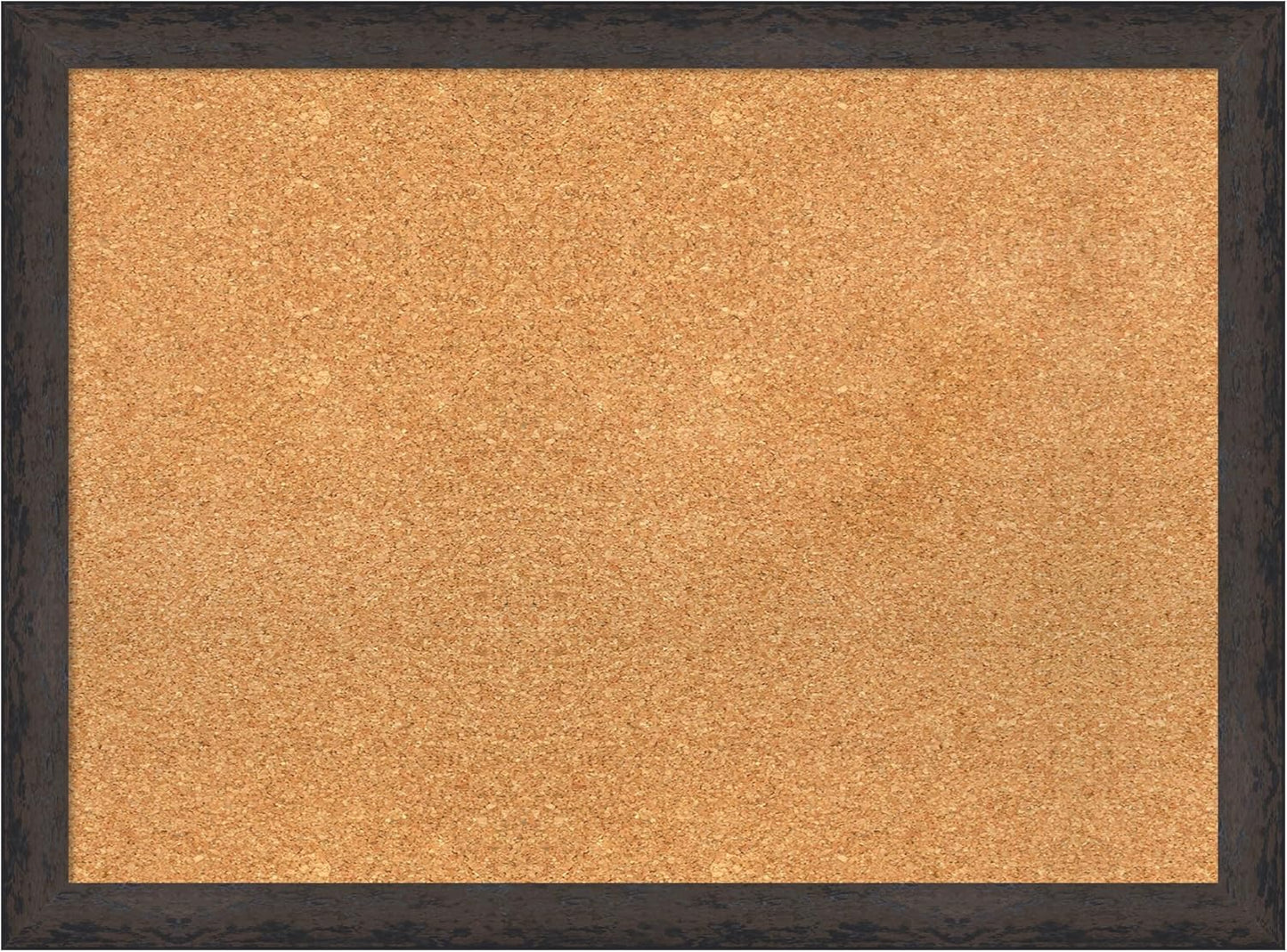 Amanti Art Natural Cork Board for Wall, 23x31 Vision Board with Black Wood Frame, Medium Corkboard Office Decor for Home Organization, Modern Contemporary Corkboard Pinboard to display items for home