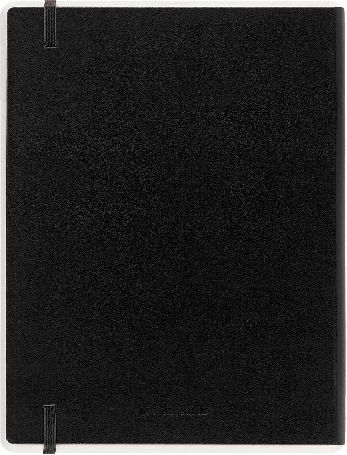 Moleskine Paper Tablet Hard Cover Smart Notebook, Plain/Blank, XL (7.5" x 9.75") Black, Compatible w/ Moleskine Pen+ Ellipse (Sold Separately) & App, Digitize & Organize, 176 Pages