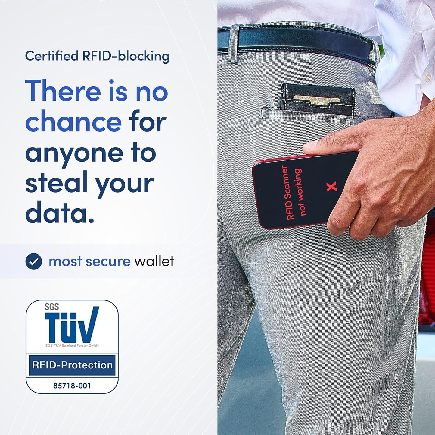 TRAVANDO Mens Wallet with Money Clip AUSTIN RFID Blocking Bifold Credit Card Holder for Men with Gift Box