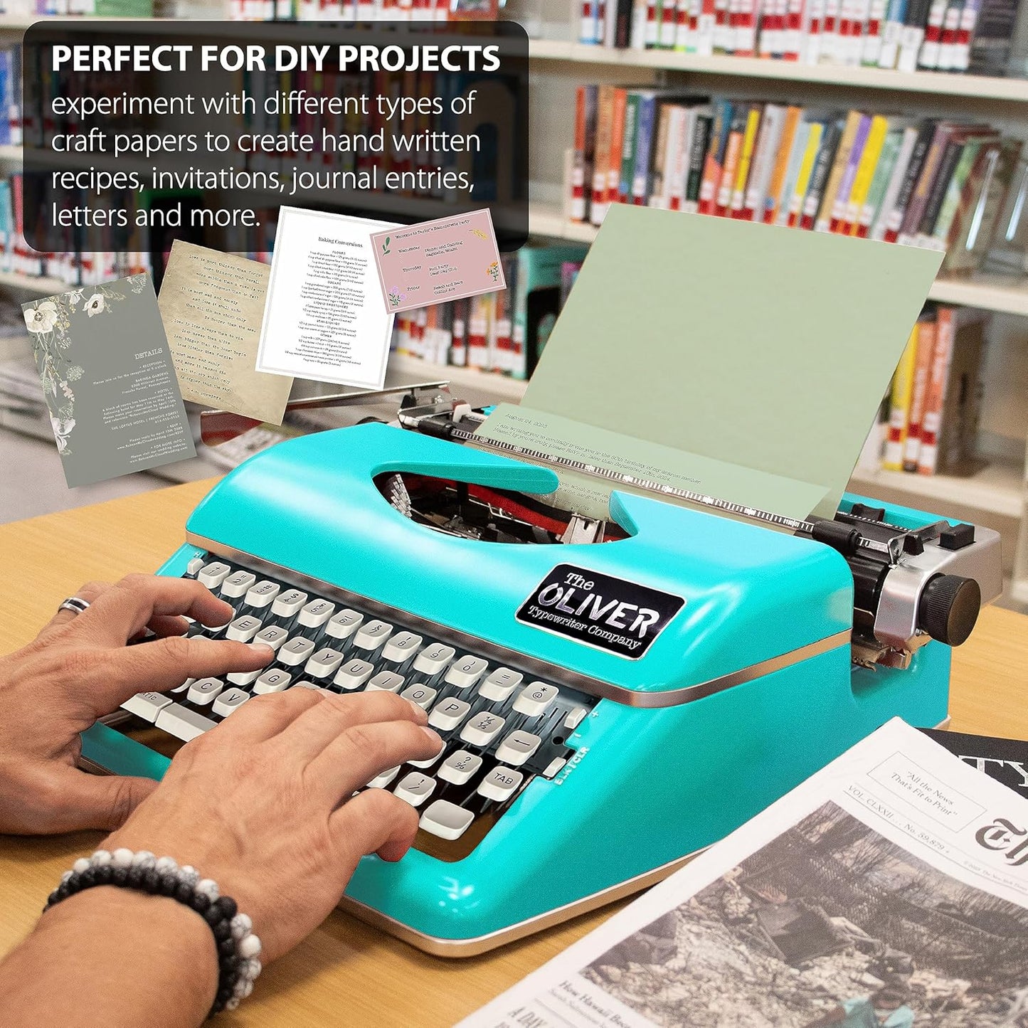 Timeless Manual Typewriter, Mint