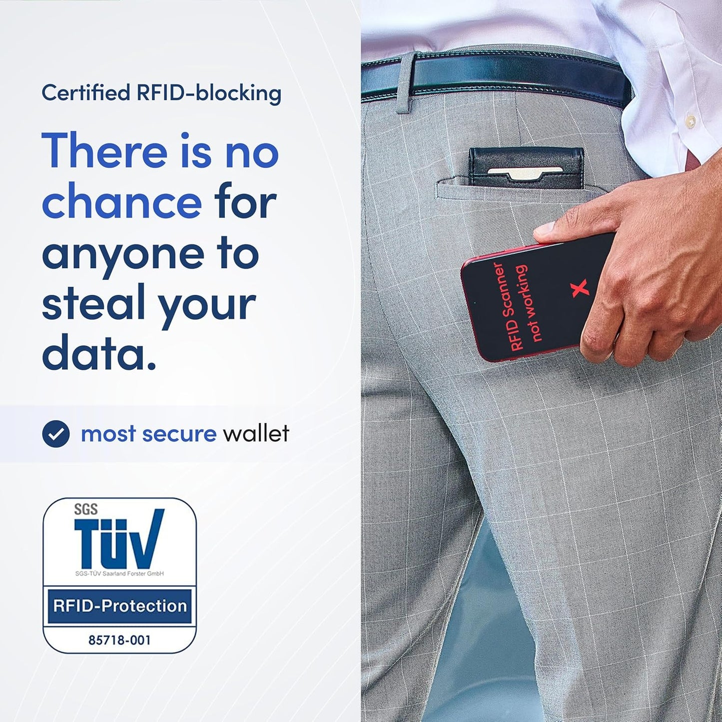 TRAVANDO Mens Wallet with Money Clip AUSTIN RFID Blocking Bifold Credit Card Holder for Men with Gift Box